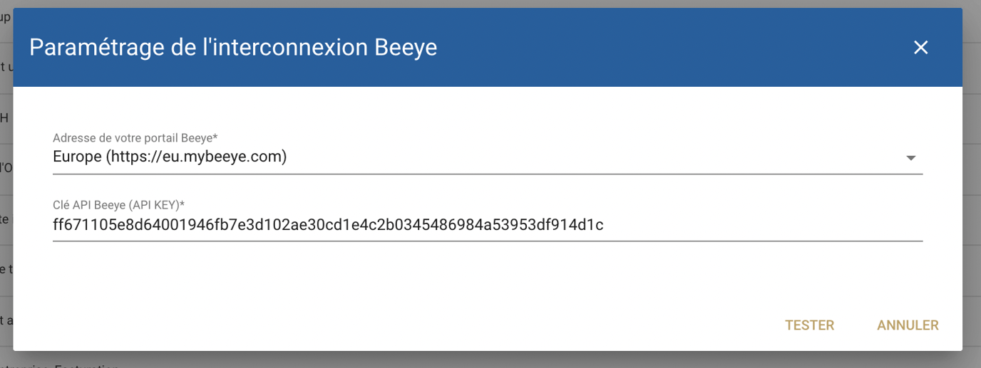 Connecter Welyb et Beeye 🤝