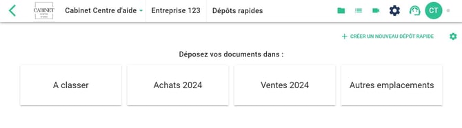 Capture dépots rapides