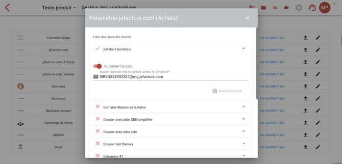 activation connexion entreprise welyb-jefacture.com